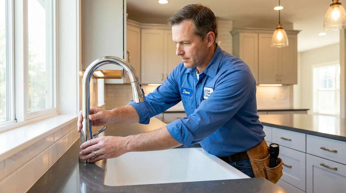 Kitchen faucet installation by Johns Plumbing LLC in Grants Pass